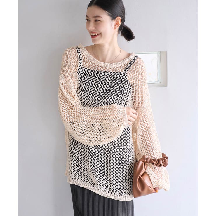 メッシュニットトップス | ROPE' PICNIC | 詳細画像12 