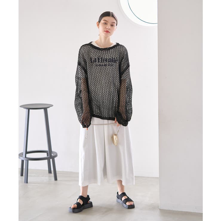 メッシュニットトップス | ROPE' PICNIC | 詳細画像4 