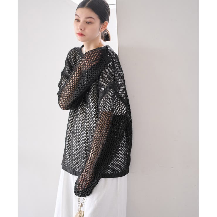 メッシュニットトップス | ROPE' PICNIC | 詳細画像6 