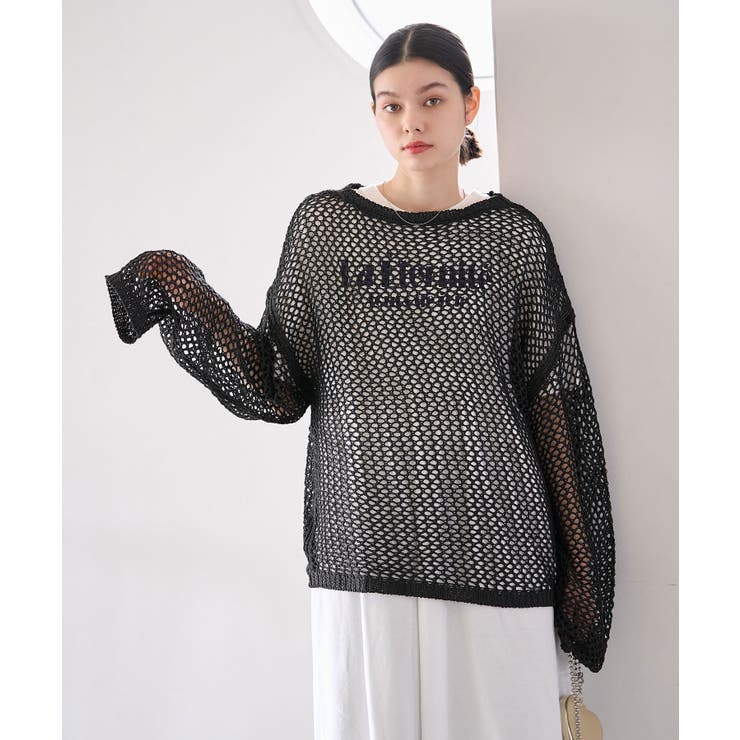 メッシュニットトップス | ROPE' PICNIC | 詳細画像7 