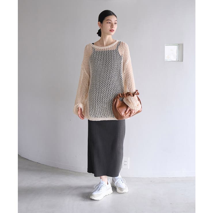 メッシュニットトップス | ROPE' PICNIC | 詳細画像8 