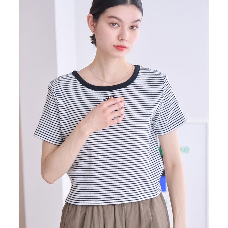 ブラック(01) | リンガーTシャツ | ROPE' PICNIC