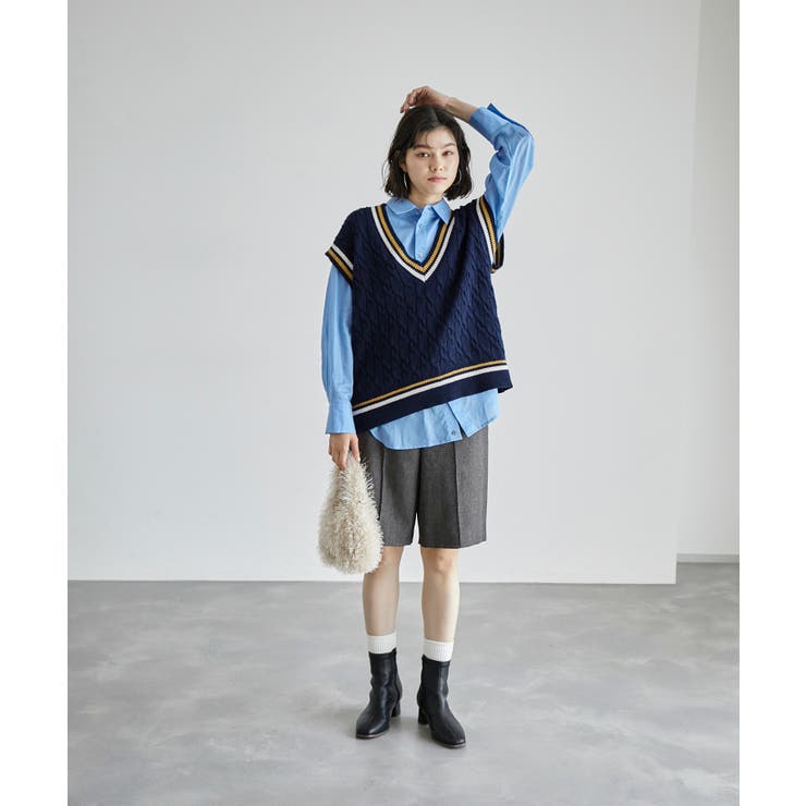 チルデンニットベスト[品番：RPCW0044738]｜ROPE' PICNIC（ロペ