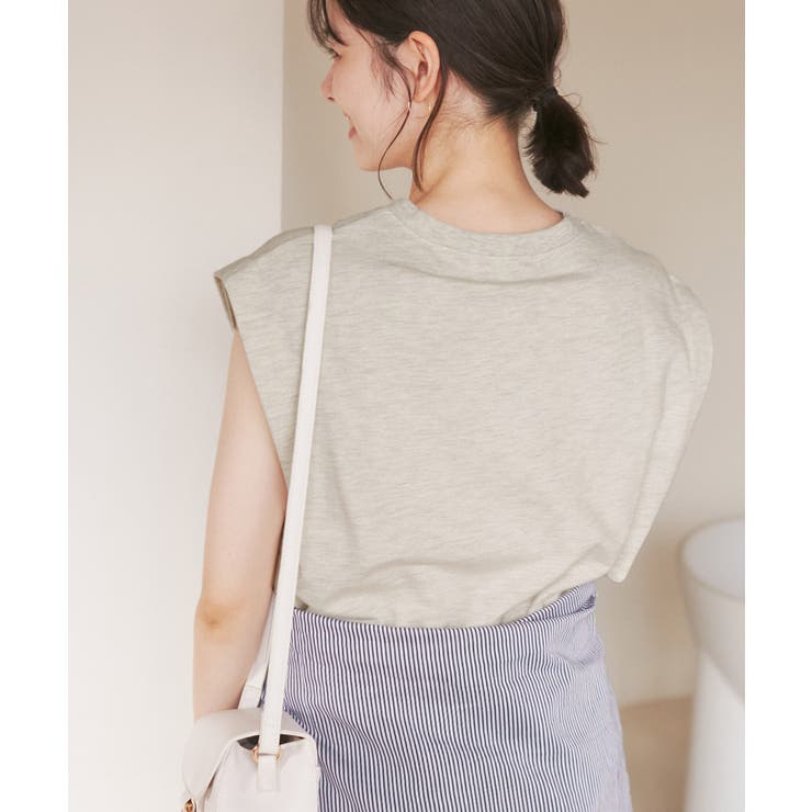 汗染み防止/バックスリットフレンチスリーブミニ裏毛プルオーバー | ROPE' PICNIC | 詳細画像15 