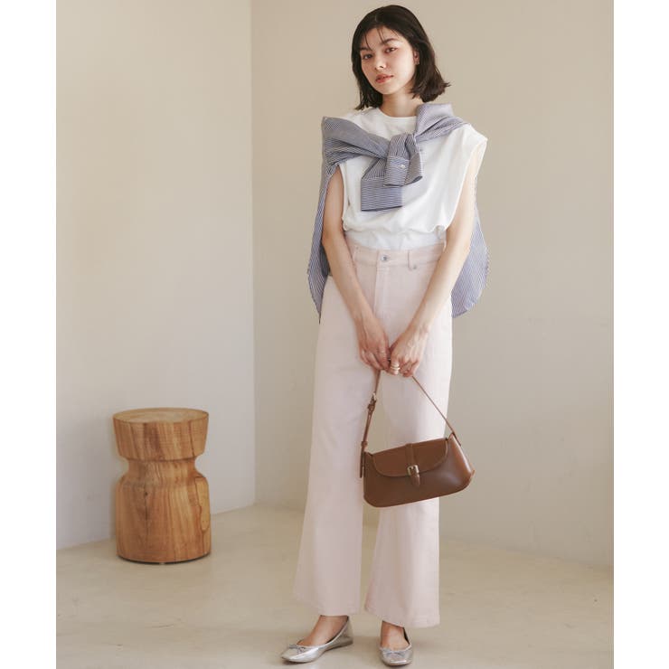 汗染み防止/バックスリットフレンチスリーブミニ裏毛プルオーバー | ROPE' PICNIC | 詳細画像25 