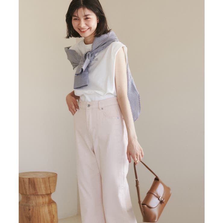 汗染み防止/バックスリットフレンチスリーブミニ裏毛プルオーバー | ROPE' PICNIC | 詳細画像26 