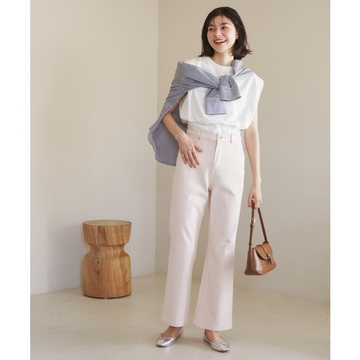 汗染み防止/バックスリットフレンチスリーブミニ裏毛プルオーバー | ROPE' PICNIC | 詳細画像27 