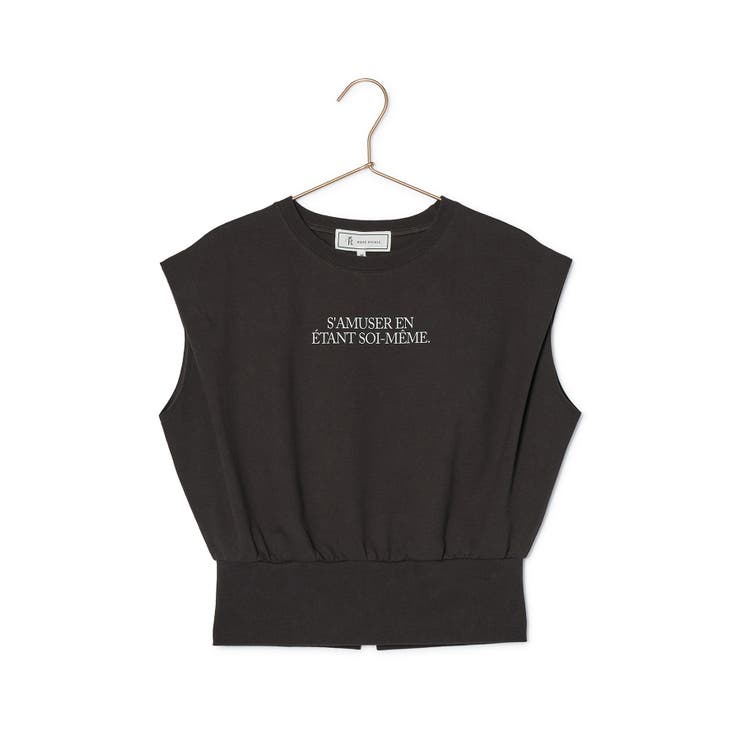 汗染み防止/バックスリットフレンチスリーブミニ裏毛プルオーバー | ROPE' PICNIC | 詳細画像39 