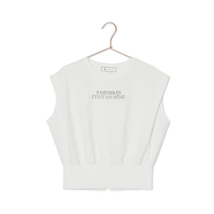 汗染み防止/バックスリットフレンチスリーブミニ裏毛プルオーバー | ROPE' PICNIC | 詳細画像44 