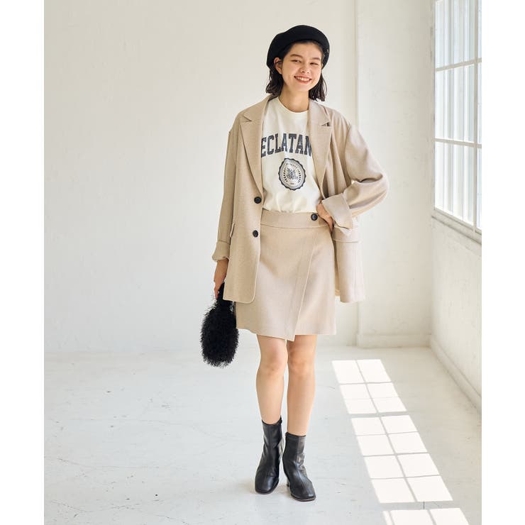 カレッジロゴオーバーTシャツ | ROPE' PICNIC | 詳細画像16 