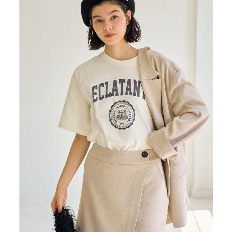 カレッジロゴオーバーTシャツ | ROPE' PICNIC | 詳細画像17 