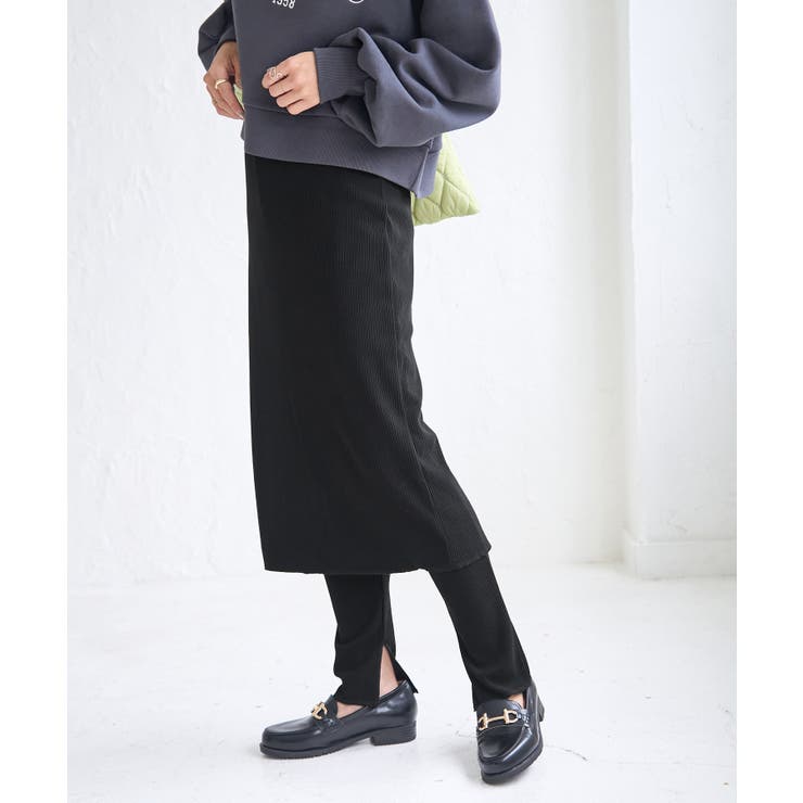 リブスカート付きカットパンツ | ROPE' PICNIC | 詳細画像11 