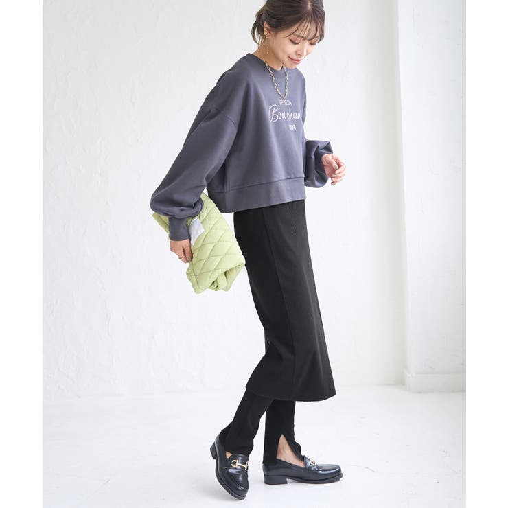 リブスカート付きカットパンツ | ROPE' PICNIC | 詳細画像8 