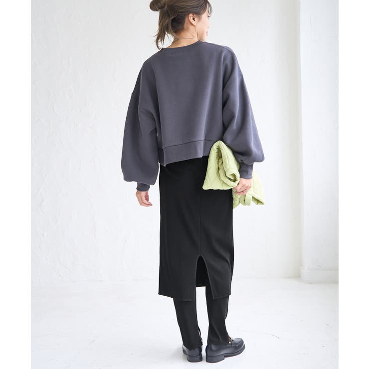 リブスカート付きカットパンツ | ROPE' PICNIC | 詳細画像9 