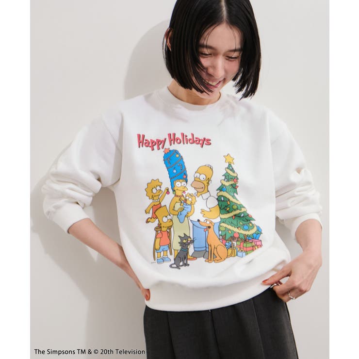 ホワイト系(12) | The Simpsons Sweatshirt | ROPE' PICNIC