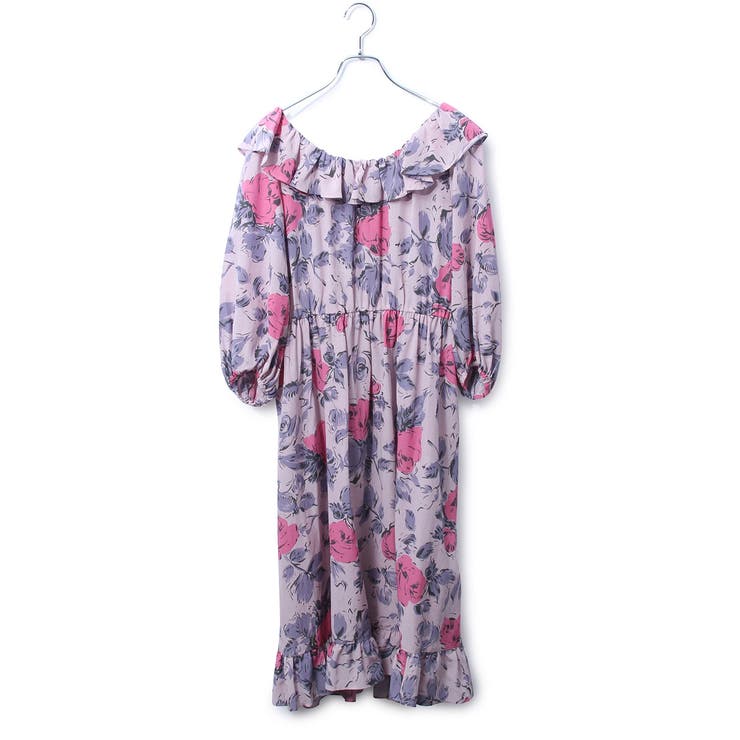 コットンシルクシャンタン ラッフルドレス 品番 Rpow Rope Outlet ロペアウトレット のレディースファッション通販 Shoplist ショップリスト