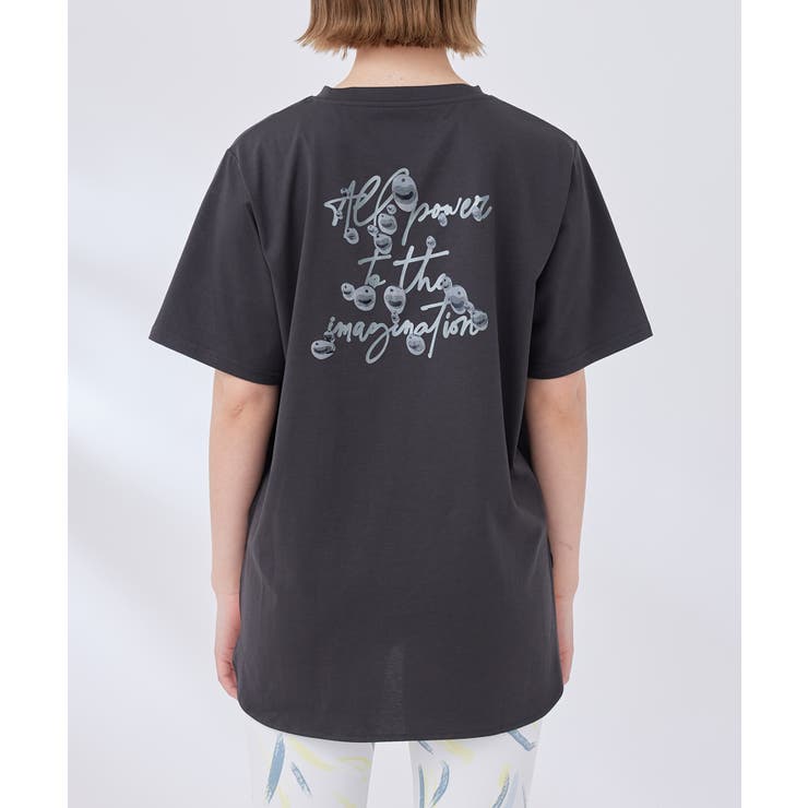 ホワイト(10)】【接触冷感 & UV】SURREALISMグラフィックTシャツ[品番