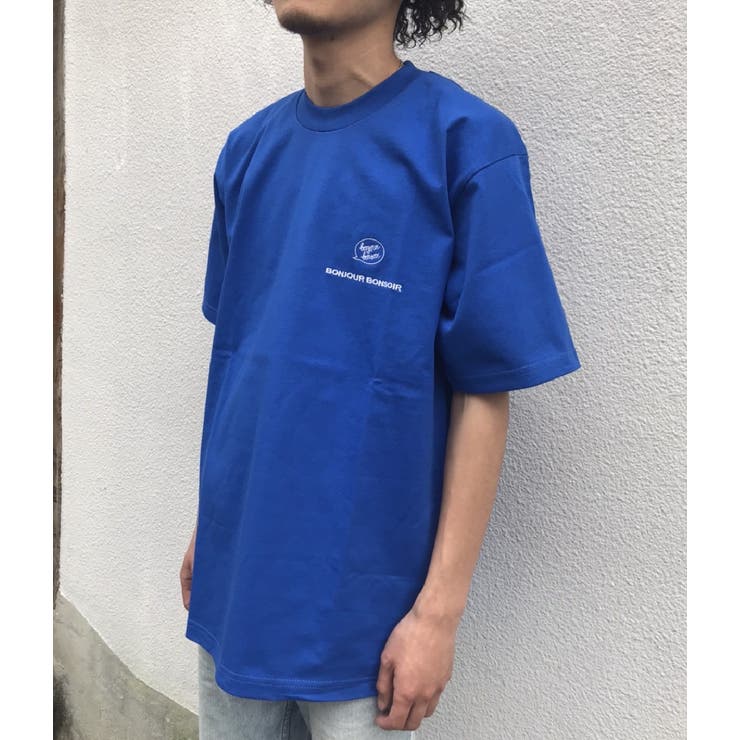 Bonjour Bonsoir Blue T Shirt 品番 Brow Bonjour Records Outlet ボンジュールレコードアウトレット のレディースファッション通販 Shoplist ショップリスト