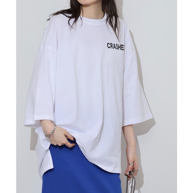 前後ロゴプリントウルトラBIGサイズTシャツ | JungleJalopy | 詳細画像1 