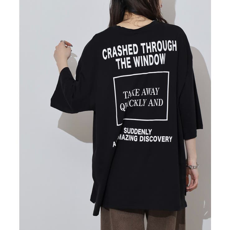 前後ロゴプリントウルトラBIGサイズTシャツ | JungleJalopy | 詳細画像10 