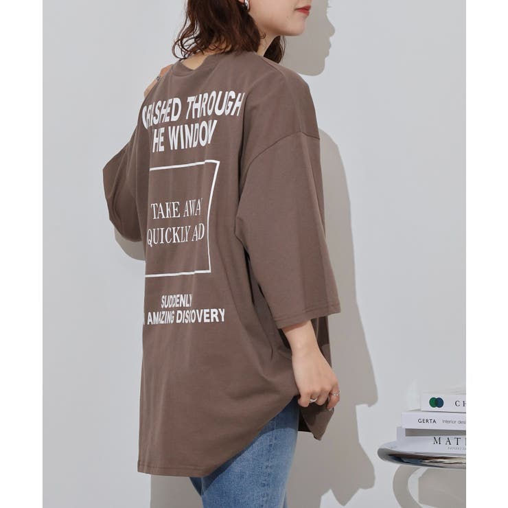 前後ロゴプリントウルトラBIGサイズTシャツ | JungleJalopy | 詳細画像18 