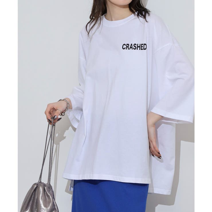 前後ロゴプリントウルトラBIGサイズTシャツ | JungleJalopy | 詳細画像3 