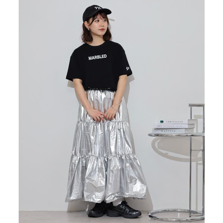 胸元袖刺繍ロゴデザインヘビーウェイトTシャツ | JungleJalopy | 詳細画像10 