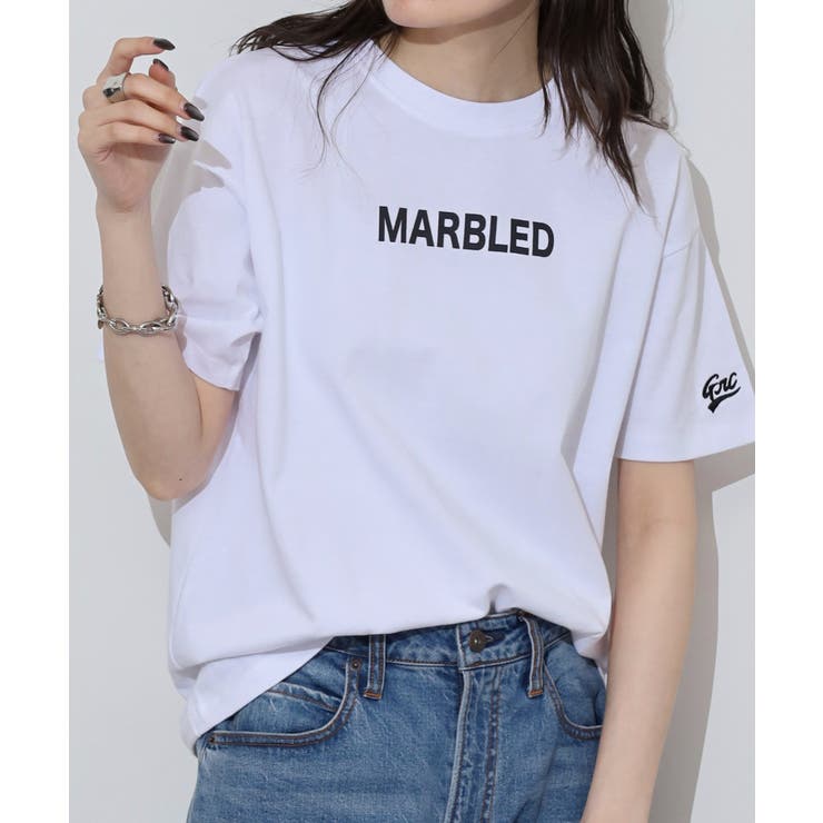 胸元袖刺繍ロゴデザインヘビーウェイトTシャツ | JungleJalopy | 詳細画像3 