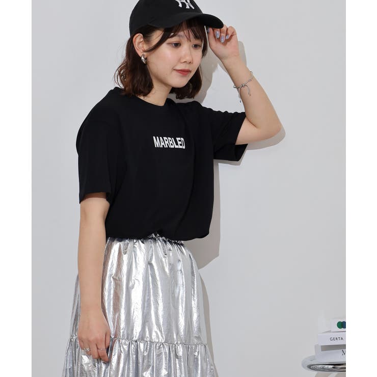 胸元袖刺繍ロゴデザインヘビーウェイトTシャツ | JungleJalopy | 詳細画像8 