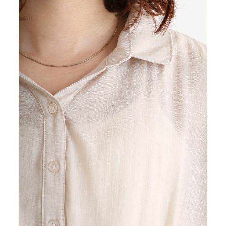 スラブタケノコタックブラウス | JungleJalopy | 詳細画像19 