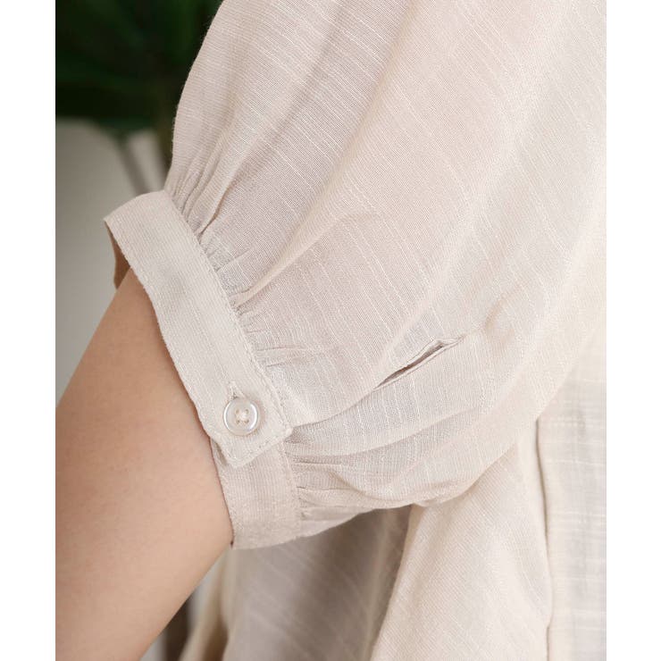 スラブタケノコタックブラウス | JungleJalopy | 詳細画像22 