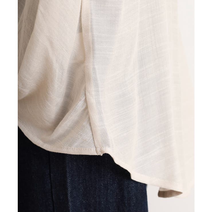 スラブタケノコタックブラウス | JungleJalopy | 詳細画像23 