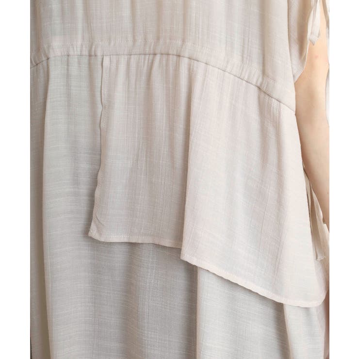 スラブドロストギャザーデザインブラウス | JungleJalopy | 詳細画像25 