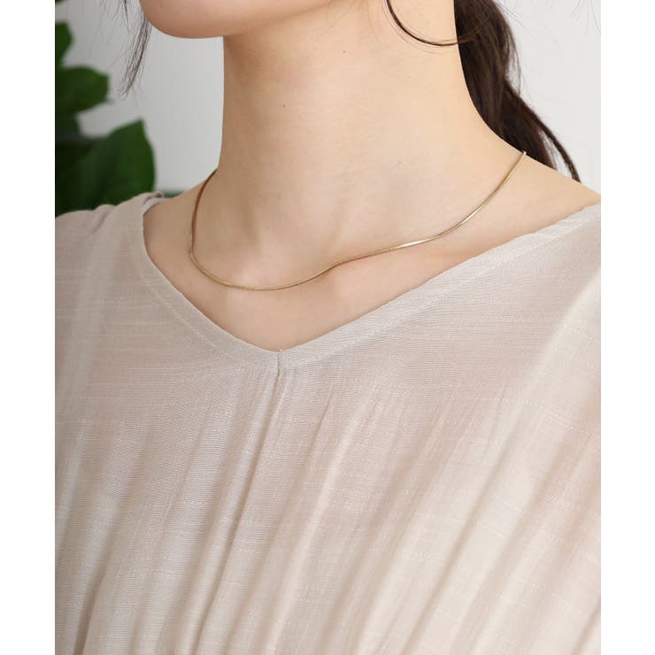 スラブドロストギャザーデザインブラウス | JungleJalopy | 詳細画像27 