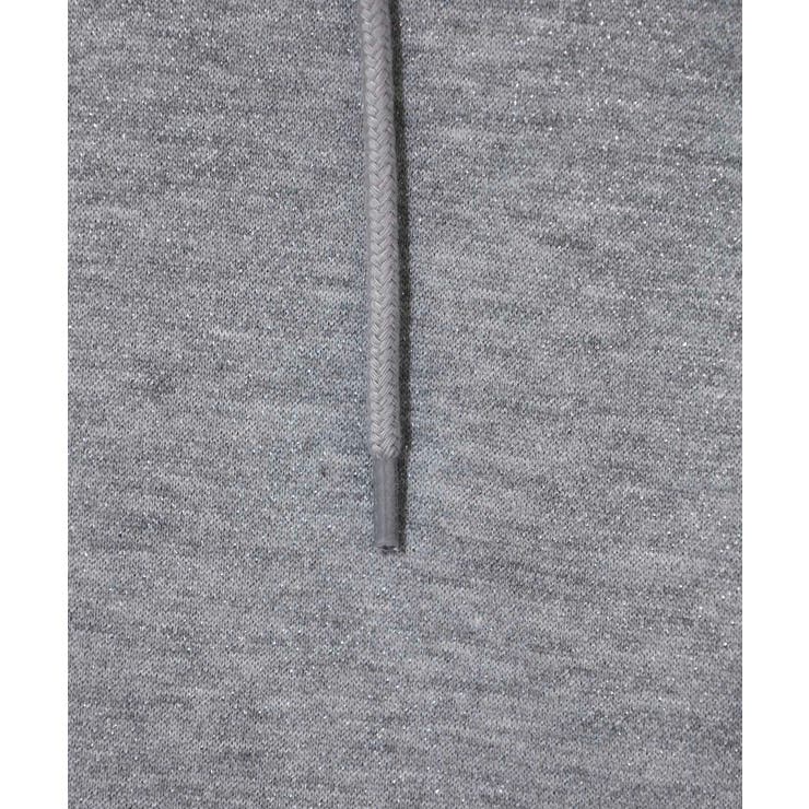 ラメ混裏毛デザインラウンドヘムオーバーサイズトップス | JungleJalopy | 詳細画像20 