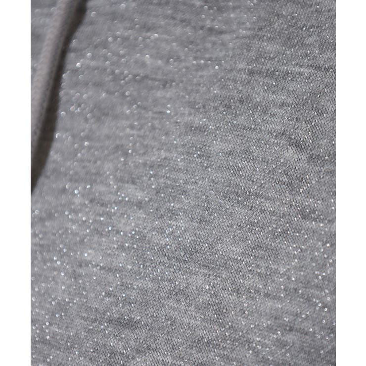 ラメ混裏毛デザインラウンドヘムオーバーサイズトップス | JungleJalopy | 詳細画像24 