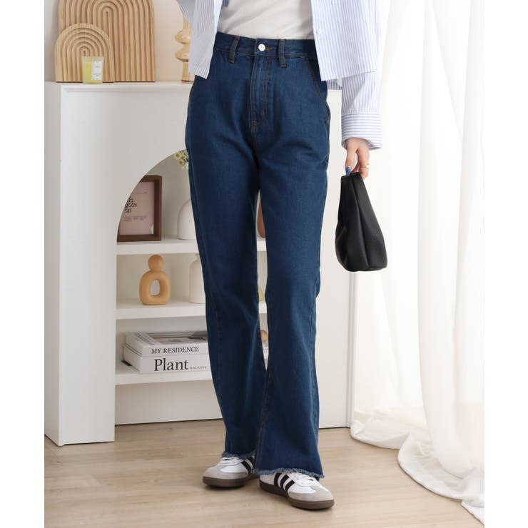 コットンデニムフレアパンツ レディース ボトムス | JungleJalopy | 詳細画像10 