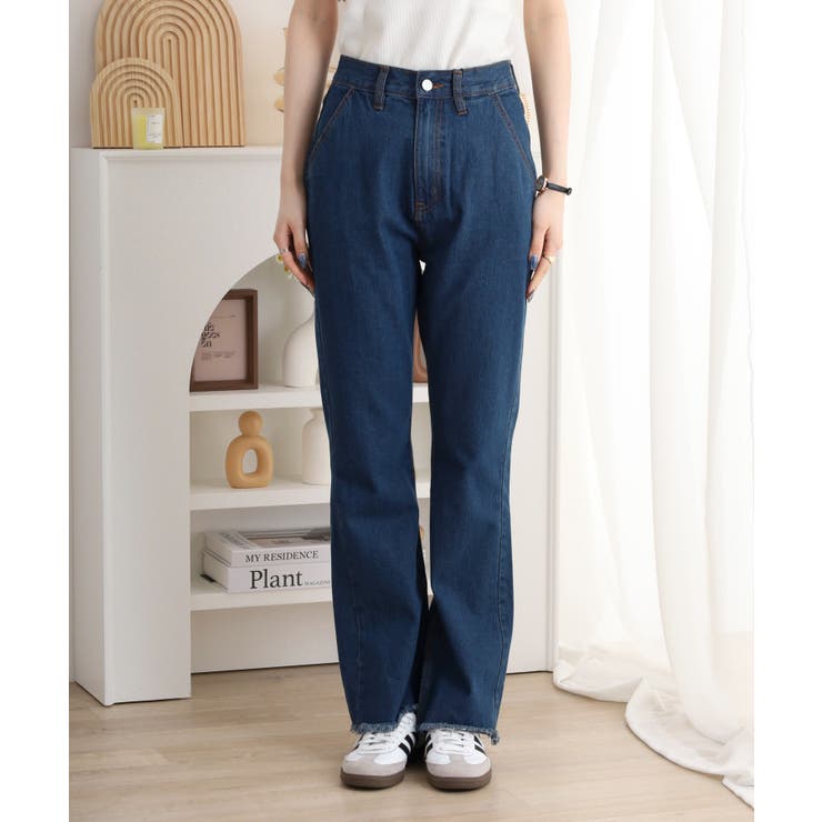 コットンデニムフレアパンツ レディース ボトムス | JungleJalopy | 詳細画像22 