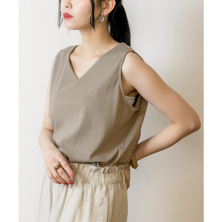 【FREE】大人のVネック タンクトップ ブイネック | JungleJalopy | 詳細画像19 