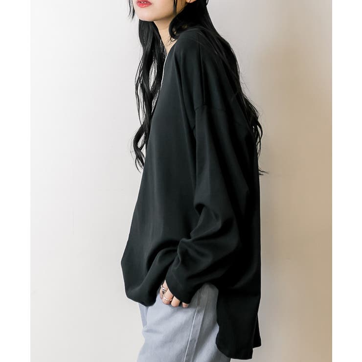 【FREE】ドルマンスリーブテールカットワイドロングカットソー | JungleJalopy | 詳細画像17 