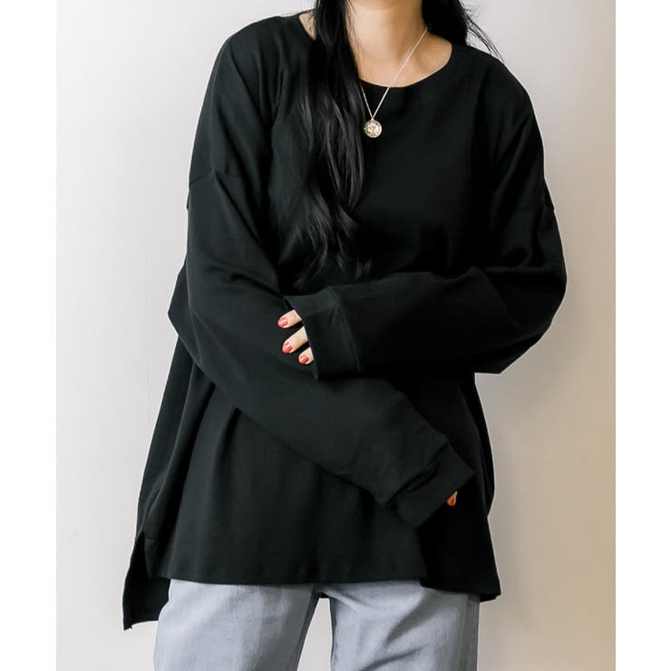 【FREE】ドルマンスリーブテールカットワイドロングカットソー | JungleJalopy | 詳細画像18 