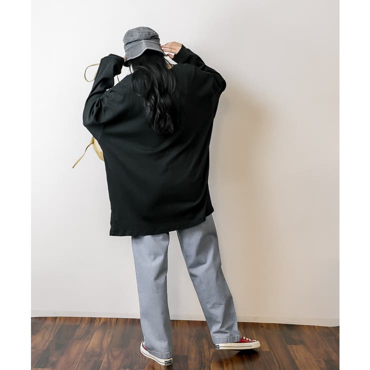 【FREE】ドルマンスリーブテールカットワイドロングカットソー | JungleJalopy | 詳細画像22 