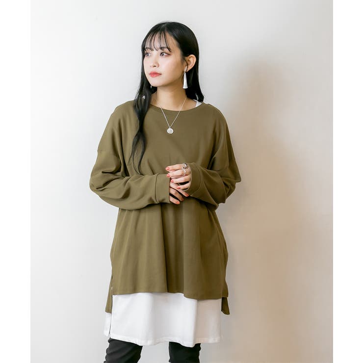 【FREE】ドルマンスリーブテールカットワイドロングカットソー | JungleJalopy | 詳細画像32 