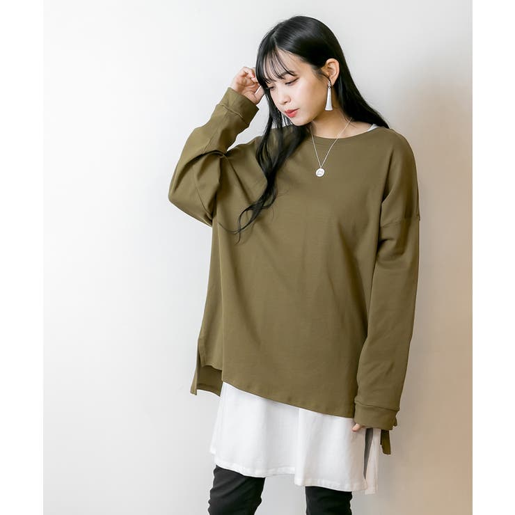 【FREE】ドルマンスリーブテールカットワイドロングカットソー | JungleJalopy | 詳細画像33 