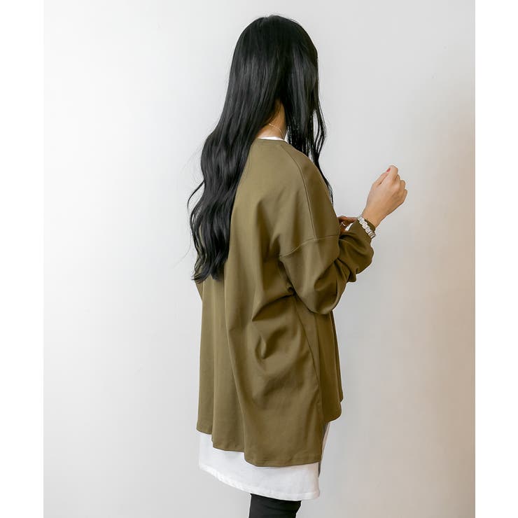 【FREE】ドルマンスリーブテールカットワイドロングカットソー | JungleJalopy | 詳細画像35 