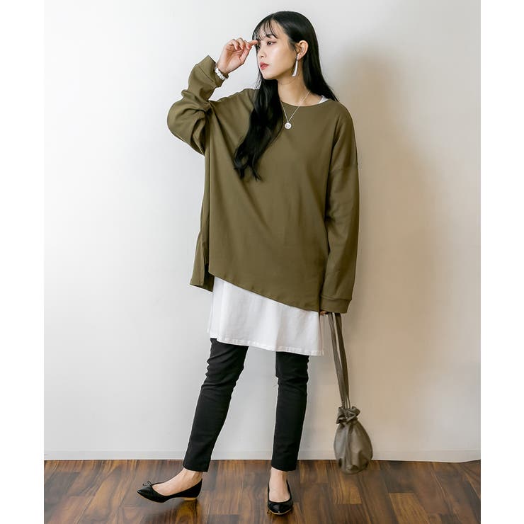 【FREE】ドルマンスリーブテールカットワイドロングカットソー | JungleJalopy | 詳細画像38 