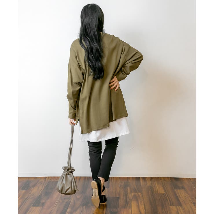 【FREE】ドルマンスリーブテールカットワイドロングカットソー | JungleJalopy | 詳細画像40 