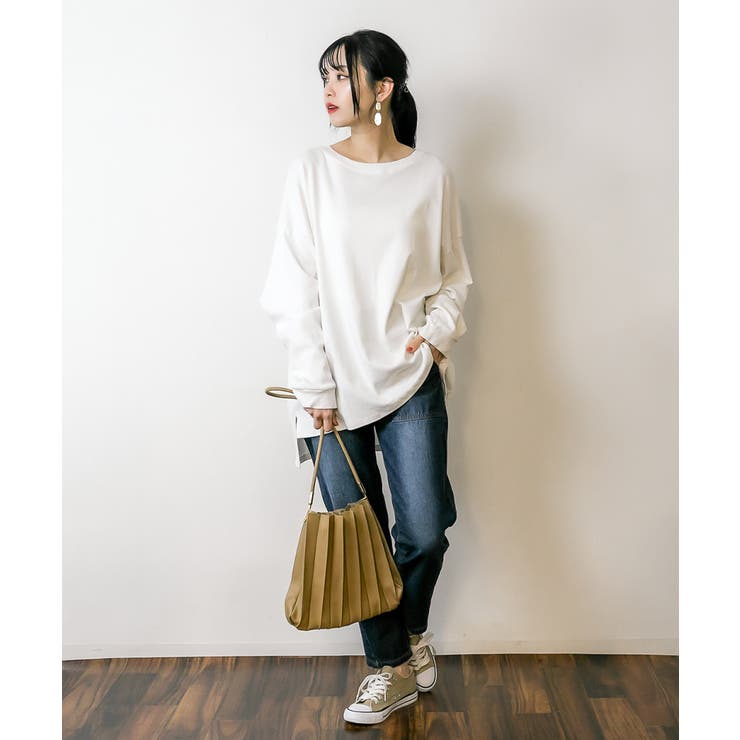 【FREE】ドルマンスリーブテールカットワイドロングカットソー | JungleJalopy | 詳細画像49 