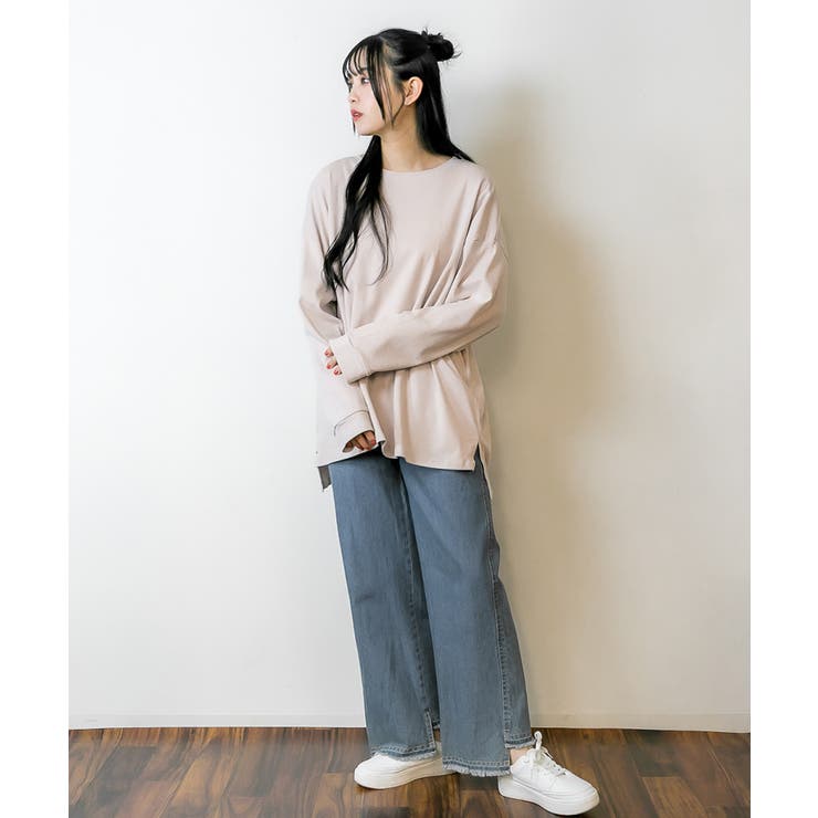 【FREE】ドルマンスリーブテールカットワイドロングカットソー | JungleJalopy | 詳細画像59 