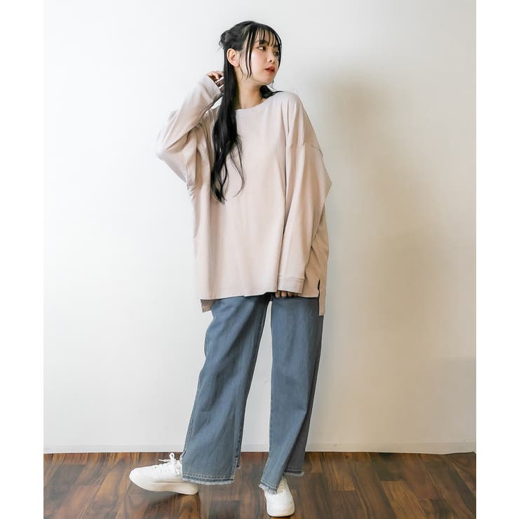 【FREE】ドルマンスリーブテールカットワイドロングカットソー | JungleJalopy | 詳細画像60 